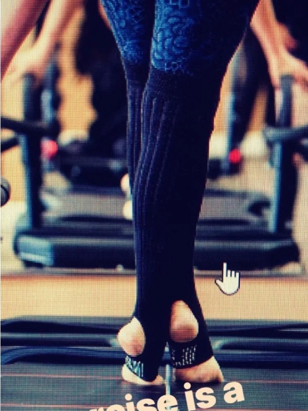 toesox Black Stirrup Leg Warmers with Heart Detail for Pilates or barre